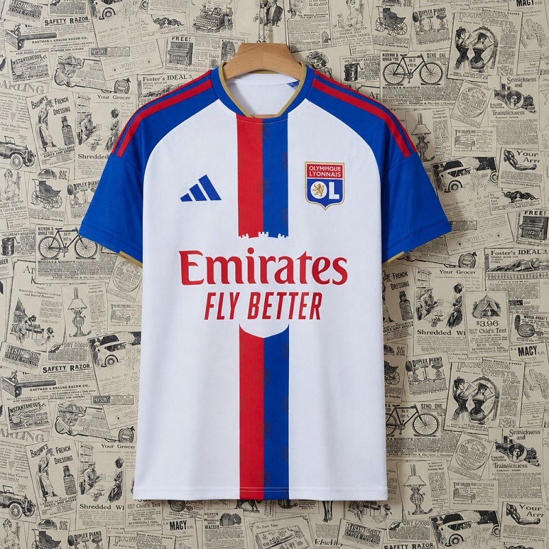 cam-lyo-2627-h-1 Camiseta Olympique Lyonnais 1a Equipacion 26/27
