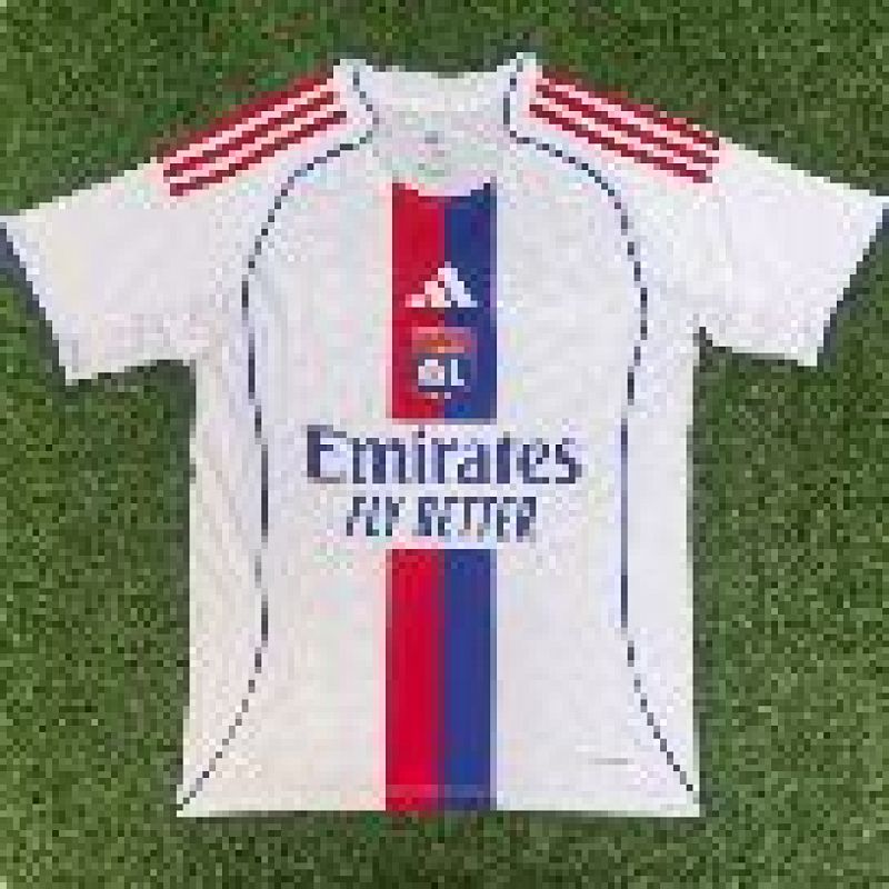 lyonhome1 Camiseta Olympique Lyonnais 1ª Equipación 25/26