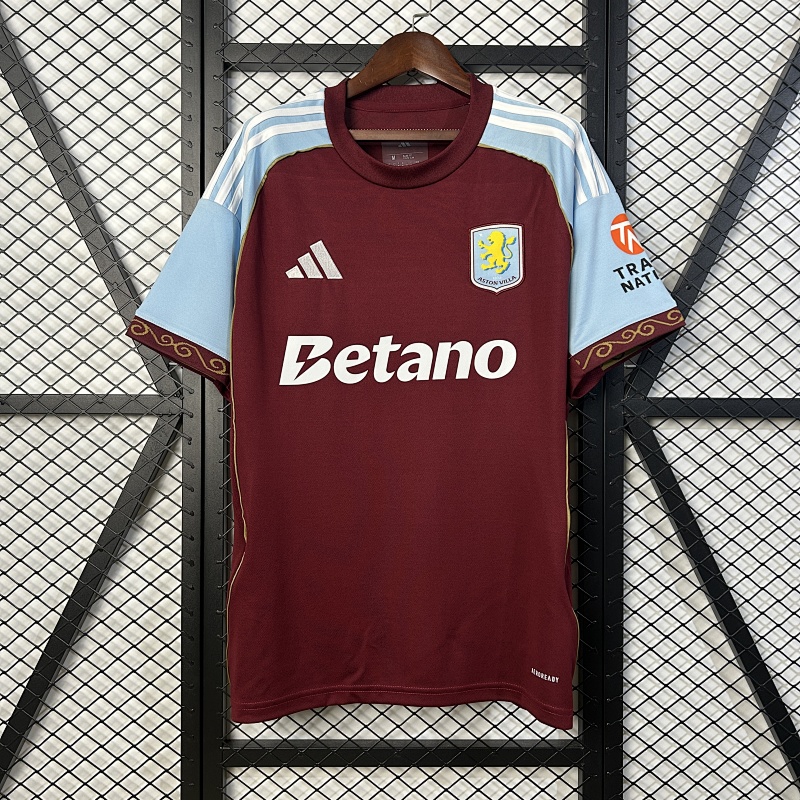 astonvillahome1 Camiseta Aston Villa 1ª Equipación 25/26