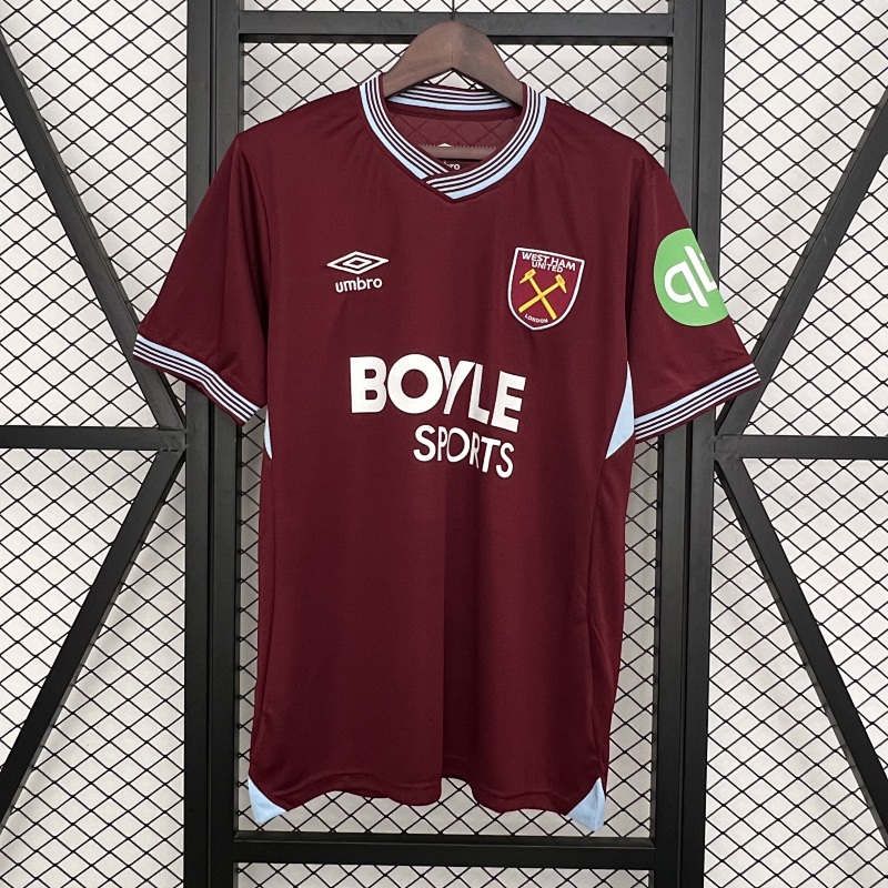 westhamhome1 Camiseta West Ham United 1ª Equipación 25/26